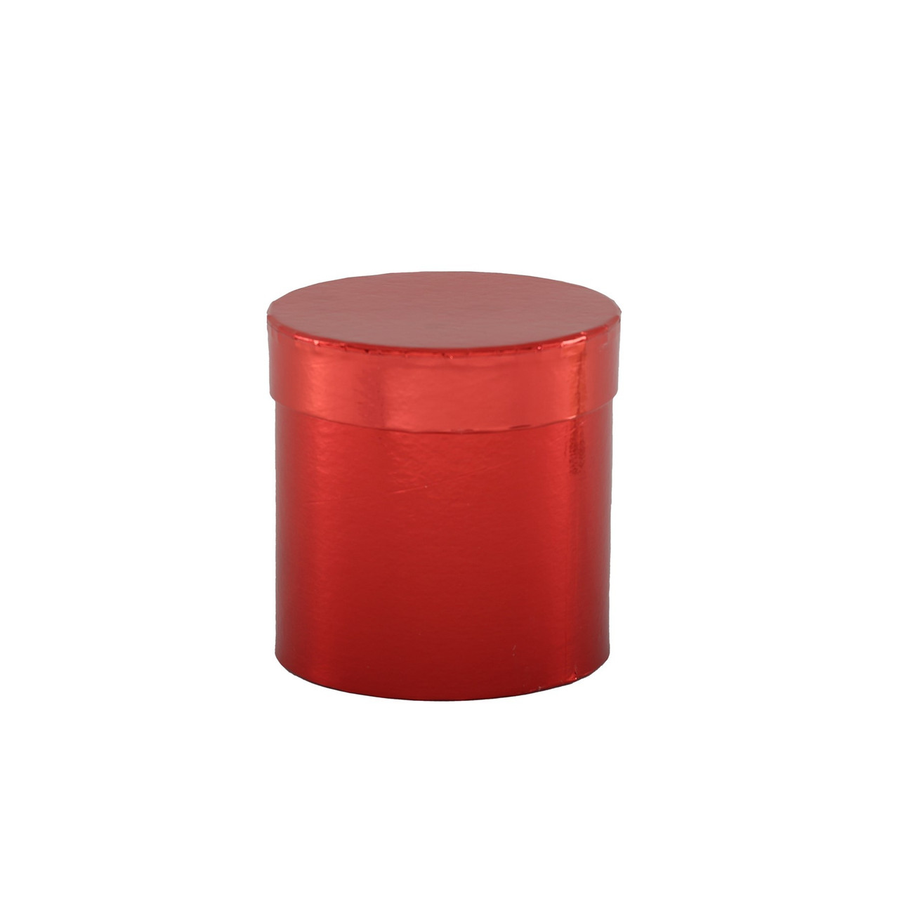 Red Round Hat Boxes - Set of 3