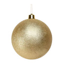 Glitter Shatterproof Bauble Gold 30cm