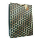 Tiger Feet Gift Bag Black/Gold Geo Extra Large 6pk