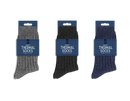 Gem Imports 12 Pack Ribbed Thermal Socks Men's