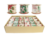 Uncle Bills 24 Pack Ribbon Vintage Wire Edged 2.7m