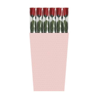 Artificial Rose In Acetate 45cm Red 24pk