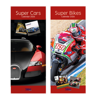 Calendar Super Slim Super Bikes & Cars 2027 24pk