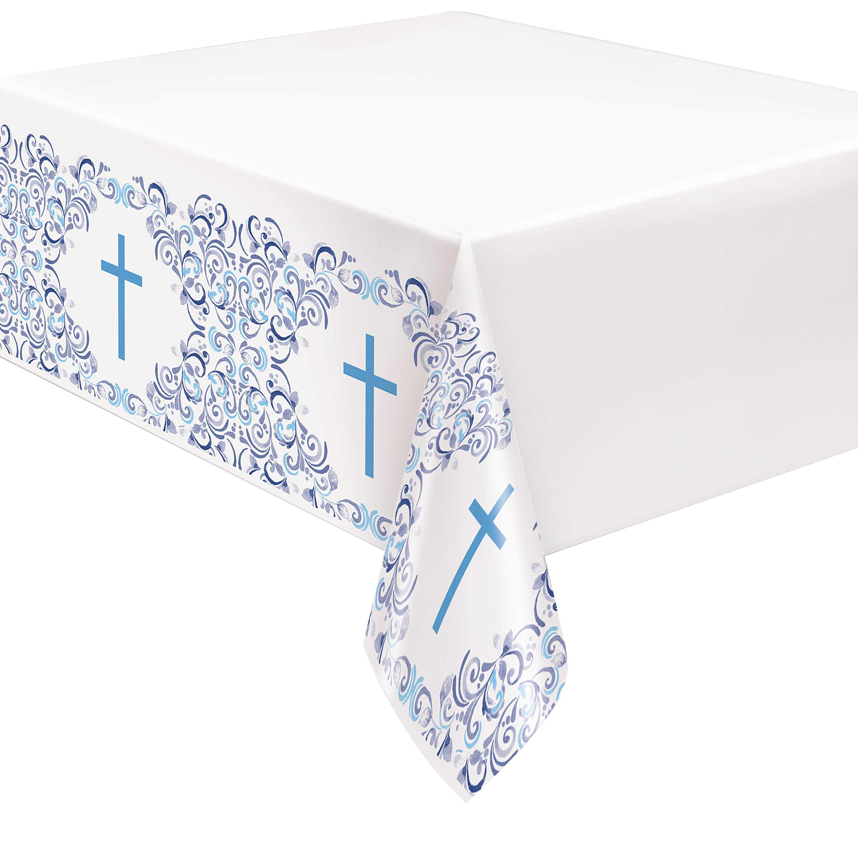 Unique Tablecover Blue Holy Cross 54x84