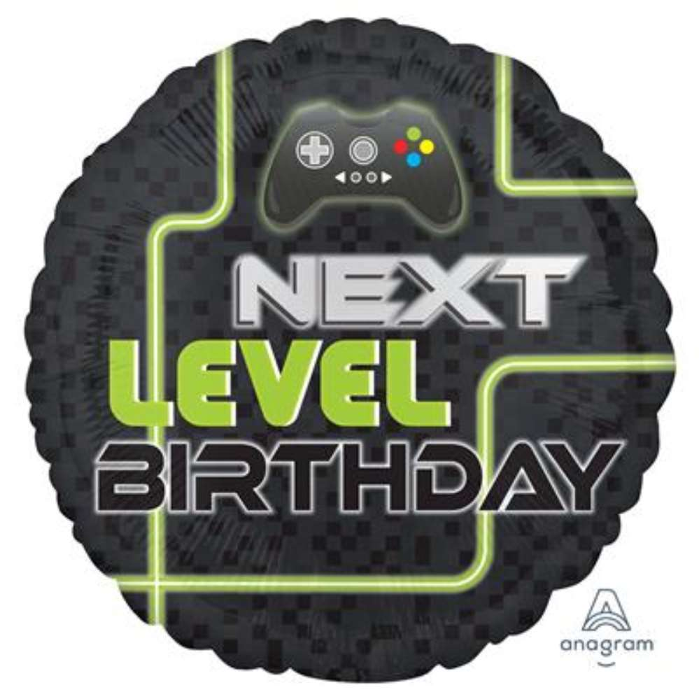 Anagram Level Up Gaming 18" Foil Balloon