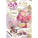Xpress Yourself C75 Birthday Age 50 Sister 6pk