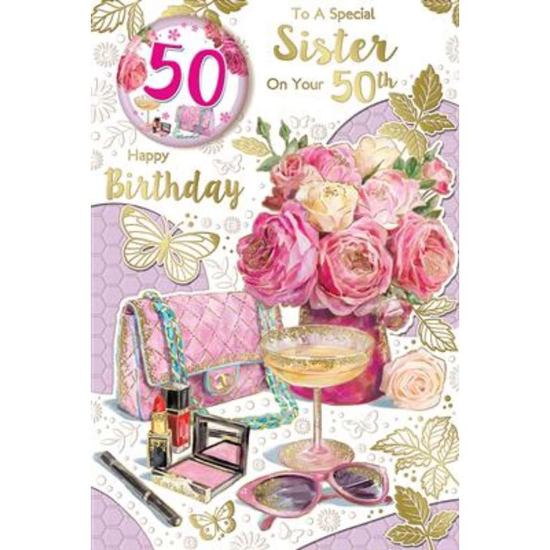Xpress Yourself C75 Birthday Age 50 Sister 6pk