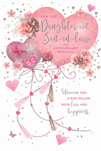 Simon Elvin 6-pack anniversary cards for daughter and son-in-law, featuring elegant designs and heartfelt messages.