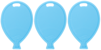 Oaktree 50 Pack Balloon Shaped Weight Pastel Blue