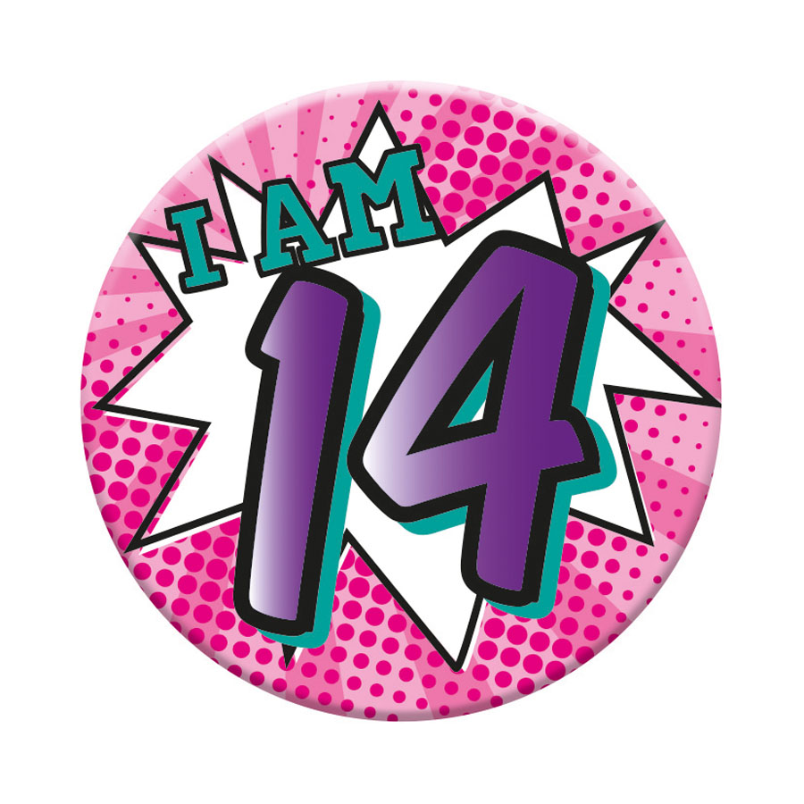 Small Badges Age 14 & 15 Female 6pk