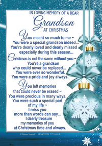 Xpress Yourself Memorial Christmas Grandson 6pk