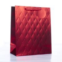 Gift Bags Red Foil Extra Large 6pk
