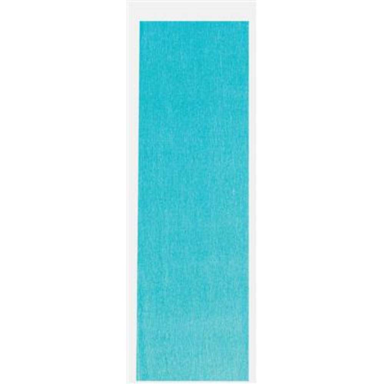 Crepe Paper Folded Turquoise 150x50cm 12pk