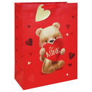Eurowrap 12 Pack Gift Bag Cute Bear Extra Large