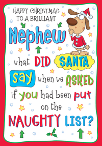 Regal 6 Pack C75 Cards Christmas Nephew