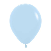 Sempertex Pastel Matte Blue 12" Latex 50pk