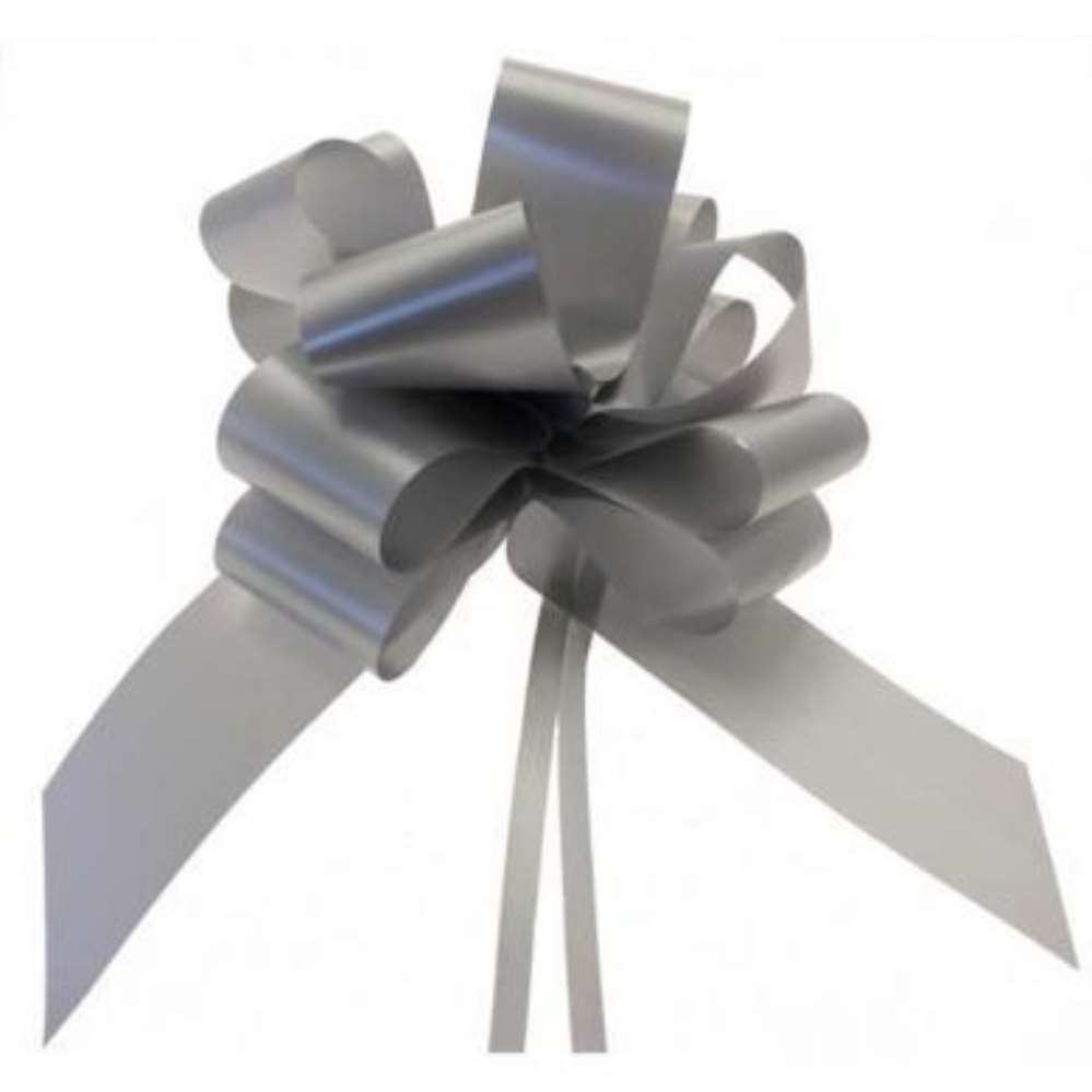 APAC 20 Pack Pull Bow Silver 50mm