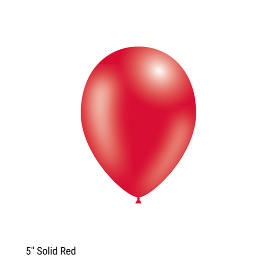 Decotex Fashion Red 5" Latex Balloons 100pk