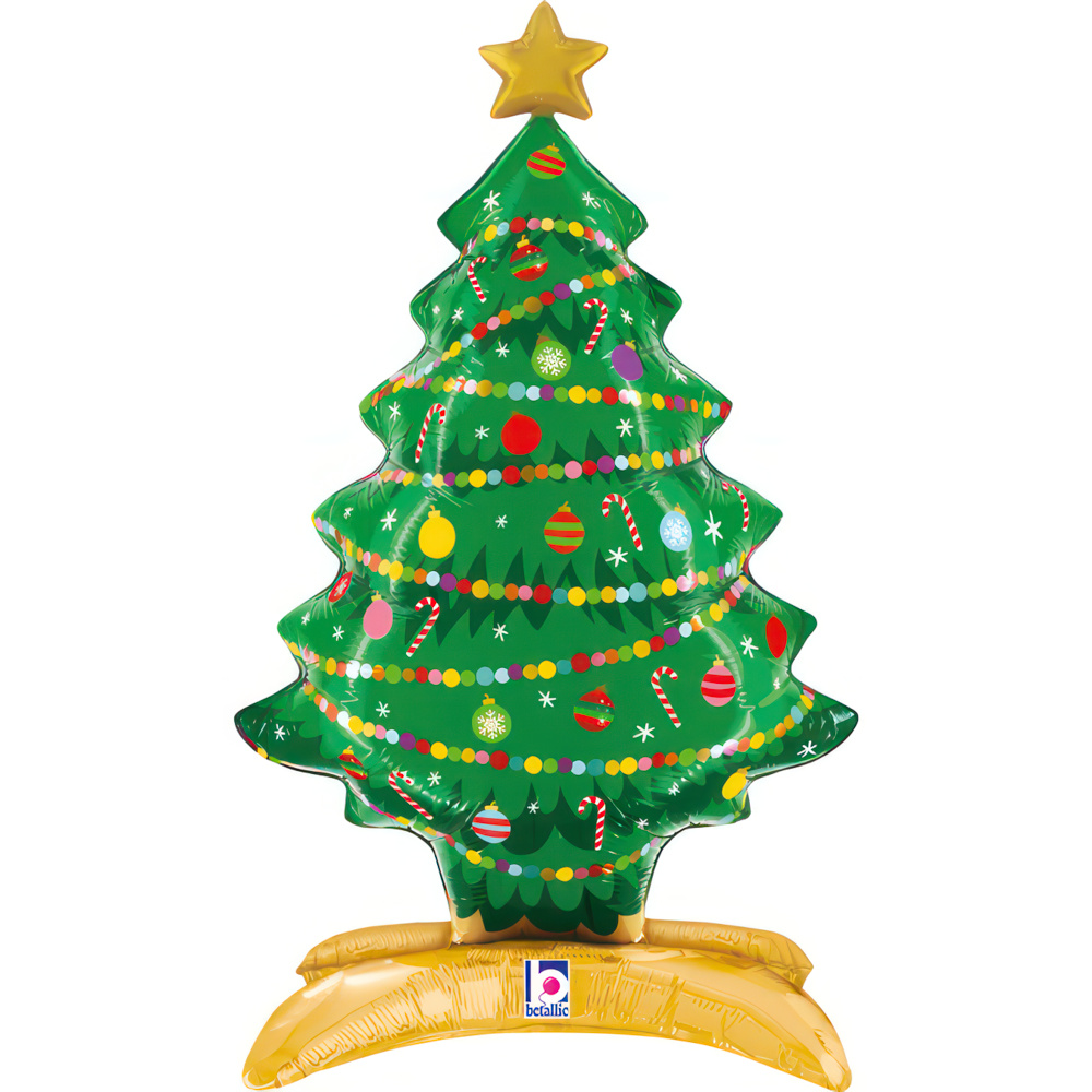 Christmas Tree Standup Foil Balloon 30"