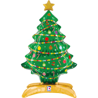 Christmas Tree Standup Foil Balloon 30"