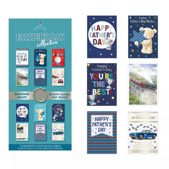 Poppyhill Flatbox Open C50 Father's Day 12x12pk