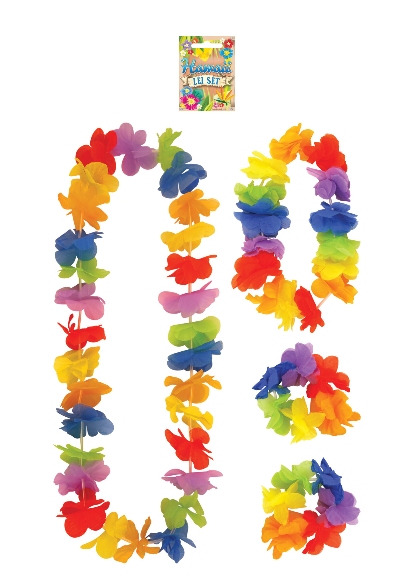 Henbrandt Hula Lei Set 4pc