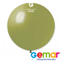Gemar Natural Olive 31" Latex Balloons 10pk