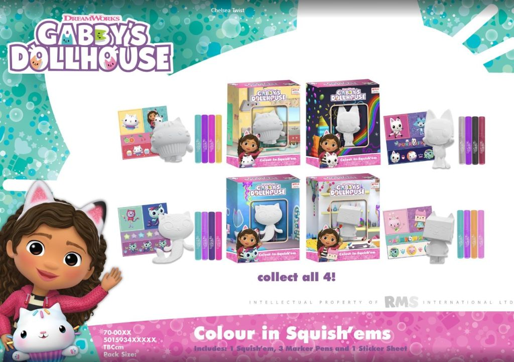 Gabby's Dollhouse Squish'ems (Design May Vary)