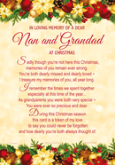 Xpress Yourself Memorial Christmas Nan/Grandad 6pk
