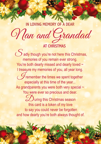 Xpress Yourself Memorial Christmas Nan/Grandad 6pk