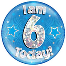 Oaktree Badge 6 Today Blue Jumbo 6