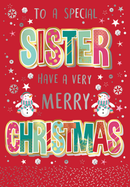 Regal 6 Pack M6 Cards Christmas Sister