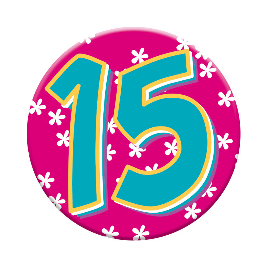 Small Badges Age 14 & 15 Female 6pk
