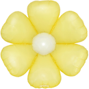 Foil Balloon 34" Shape Yellow Daisy