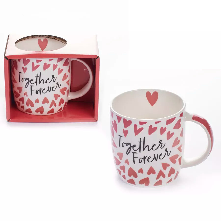 Tiger Feet Mug featuring a playful design, perfect for coffee or tea, with a "Together Forever" message on a ceramic mug.
