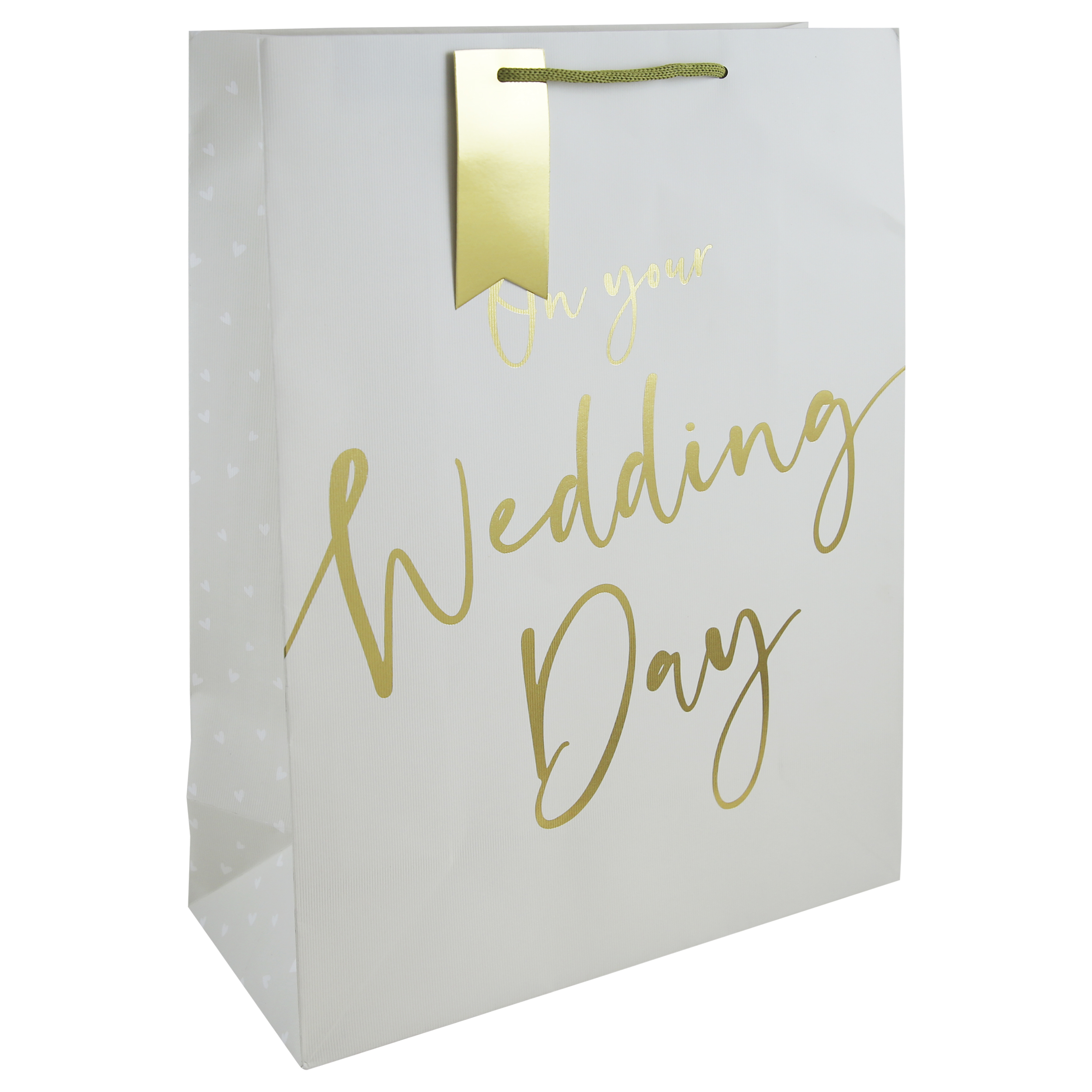 Wedding Day Script Extra Large Gift Bag 6pk