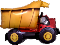 Anagram Dump Truck 32" Supershape Foil Balloon