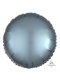 Anagram Satin Luxe Steel Blue 18" Round Foil