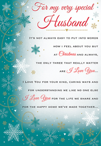 Regal 6 Pack C75 Cards Christmas Husband