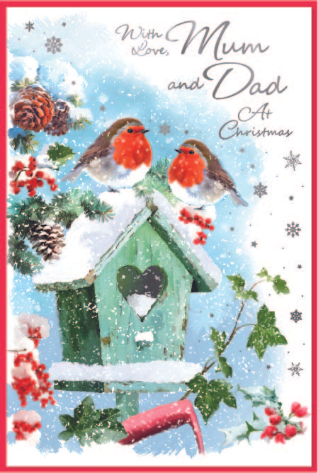 Simon Elvin 6 Pack Cards C75 Christmas Mum & Dad