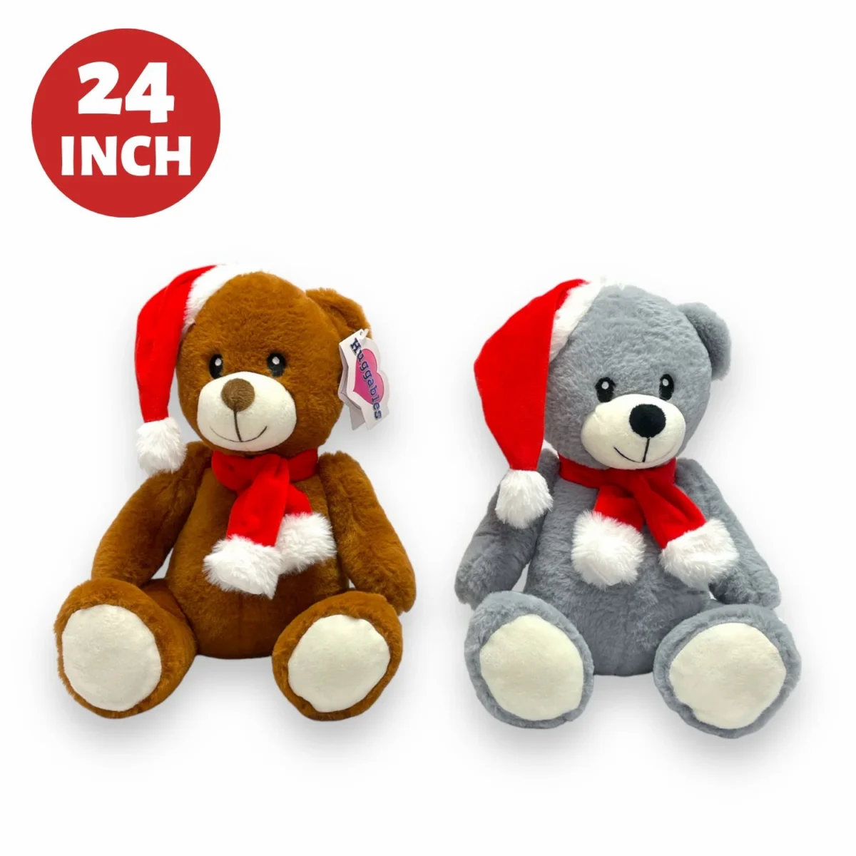 Huggables Plush Bear W/Hat 24" (Colour May Vary)