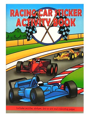 Mini Acitivty Book Racing Car