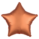 Anagram Foil Balloon Satin Luxe Amber Star 18"