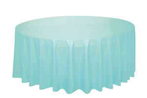 Unique Tablecover Mint Green Round 84