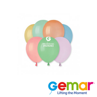 Gemar Macaron Assortment 5" Latex Balloons 50pk