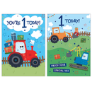 Poppyhill 12 Pack Cards C50 Birthday Age 1