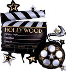 Anagram Lights Camera Action 30" Foil Balloon