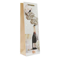 Champagne Wedding Gift Bag Bottle 6pk