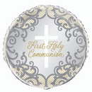 Unique 1st Holy Communion Gold 18" Foil Balloon