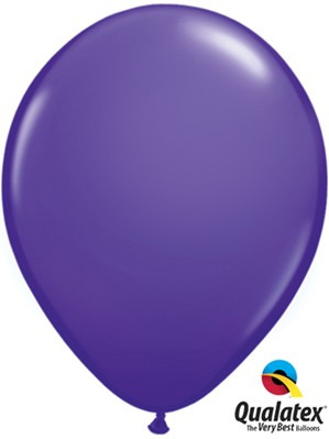Qualatex Fashion Purple Violet 11" Latex 100pk